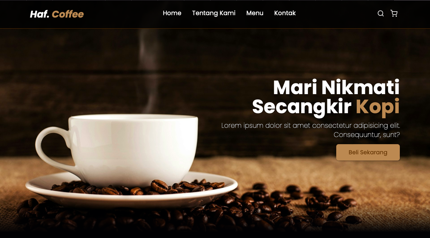 Coffee Shop Website