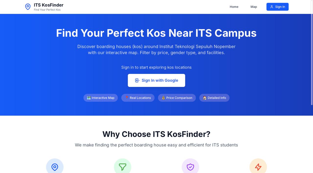 ITS KosFinder Web GIS Platform